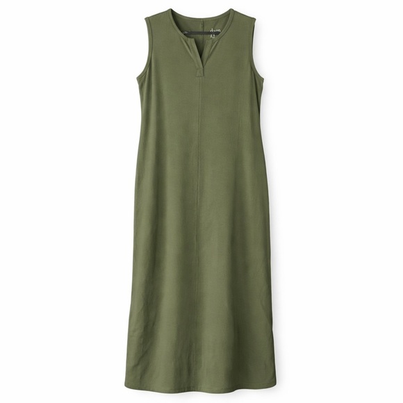d&co Dresses & Skirts - d & Co Size Medium Sleeveless Olive Green Maxi Dress Never Worn